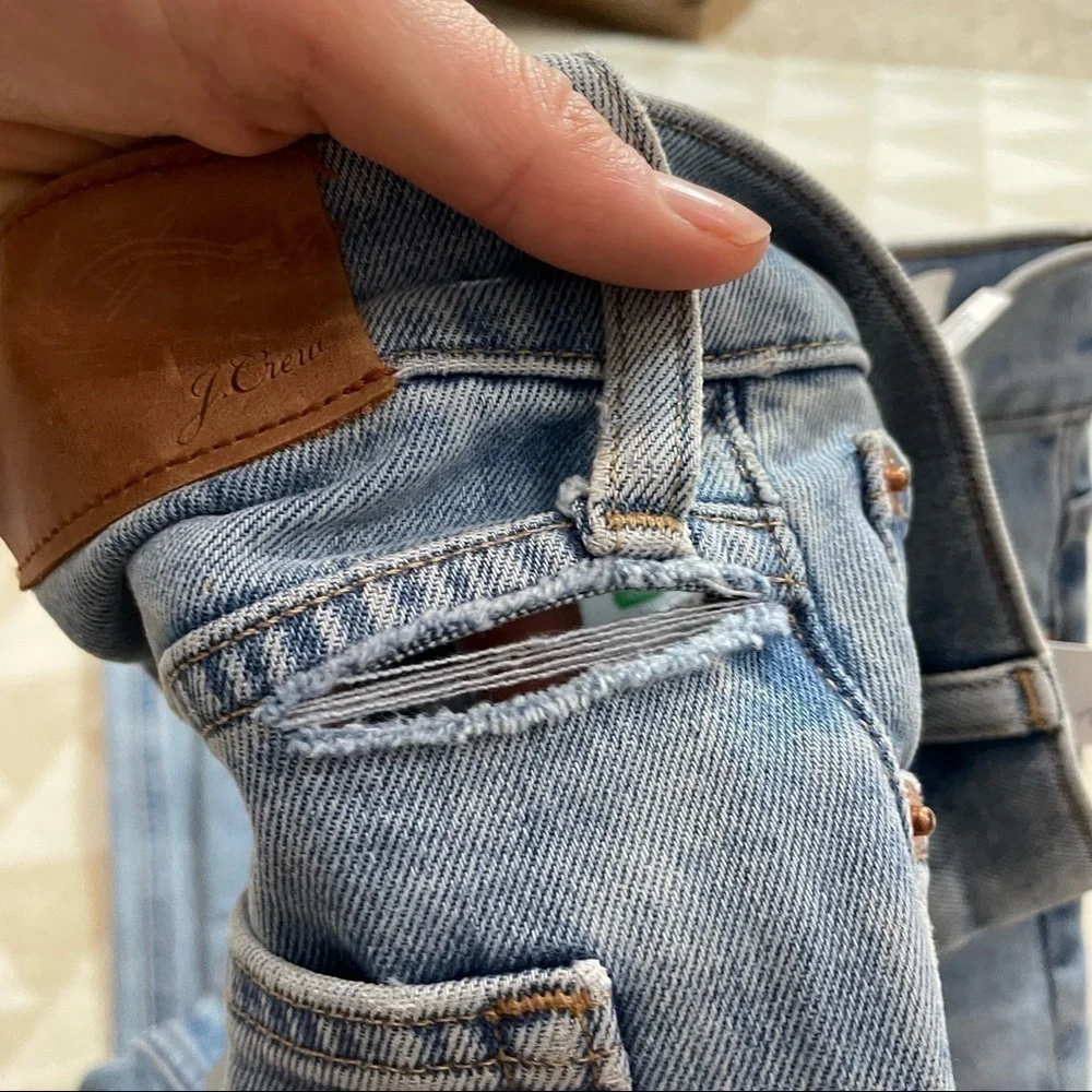 J crew high rise ‘90s classic straight jeans scuttle wash
